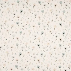 SCHÖNER LEBEN. Vorhang Pastell Blumen ecru mintgrün vanille 245cm oder Wunschlänge
