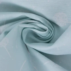 SCHÖNER LEBEN. Vorhang Pusteblumen hellblau weiß 245cm oder Wunschlänge