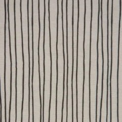 SCHÖNER LEBEN. Vorhang Streifen Linien schwarz wollweiß 245cm oder Wunschlänge