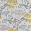 SCHÖNER LEBEN. Vorhang STUDIO G Blumen Gräser Mineral blau grün grau 245cm oder Wunschlänge