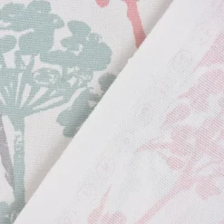 SCHÖNER LEBEN. Vorhang STUDIO G Blumen Gräser pastell mint rosa grau 245cm oder Wunschlänge