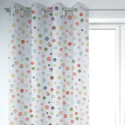 SCHÖNER LEBEN. Vorhang STUDIO G Digitaldruck Nähen Knöpfe ecru multi 245cm oder Wunschlänge
