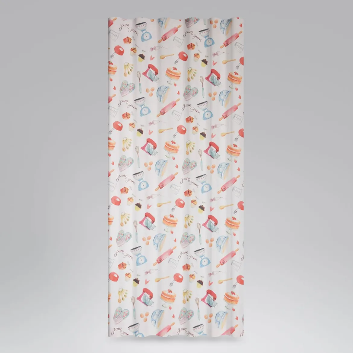 SCHÖNER LEBEN. Vorhang STUDIO G Digitaldruck Bakery Backen ecru multi 245cm oder Wunschlänge