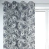 SCHÖNER LEBEN. Vorhang STUDIO G Federn Pfau dunkelblau weiß blau 245cm oder Wunschlänge
