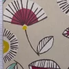 SCHÖNER LEBEN. Vorhang Sundance Blumen beige ocker beere aqua 245cm oder Wunschlänge