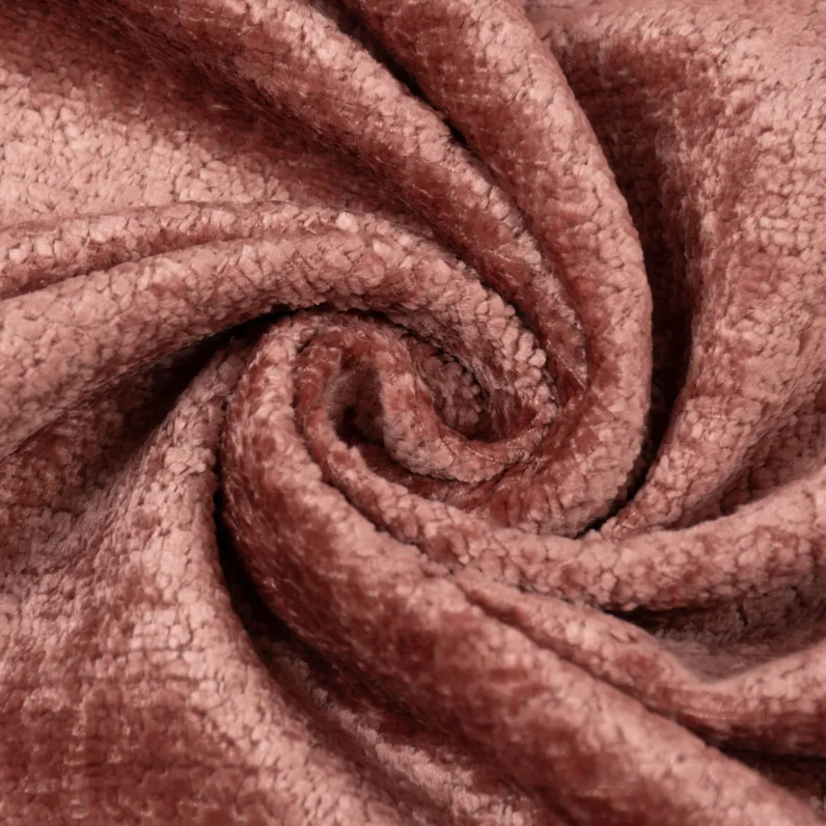 SCHÖNER LEBEN. Vorhang Thermovorhang Akustik Soft Teddy Deluxe altrosa 245cm oder Wunschlänge