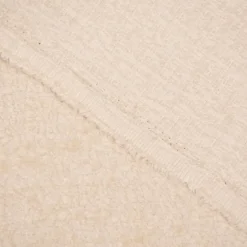 SCHÖNER LEBEN. Vorhang Thermovorhang Akustik Soft Teddy Deluxe creme 245cm oder Wunschlänge