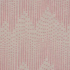 SCHÖNER LEBEN. Vorhang Vorhangschal mit Smok-Schlaufenband Chevron Zacken Punkte natur rosa 245cm oder Wunschlänge