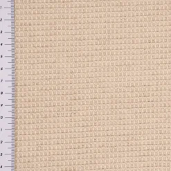 SCHÖNER LEBEN. Vorhang Waffelrelief Kästchenstruktur uni natur 245cm oder Wunschlänge