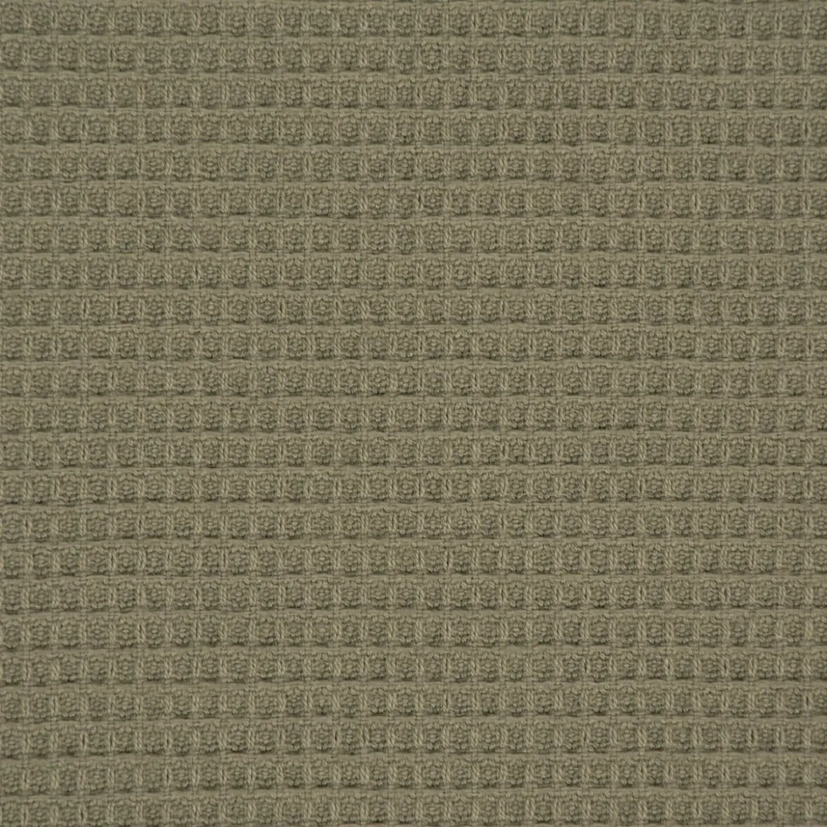 SCHÖNER LEBEN. Vorhang Waffelrelief Kästchenstruktur uni khaki-grün 245cm oder Wunschlänge