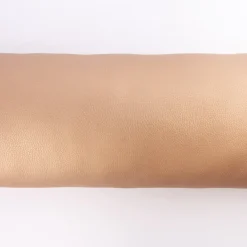 SCHÖNER LEBEN. Zugluftstopper Kunstleder Kaiman uni metallic messing verschiedene Größen