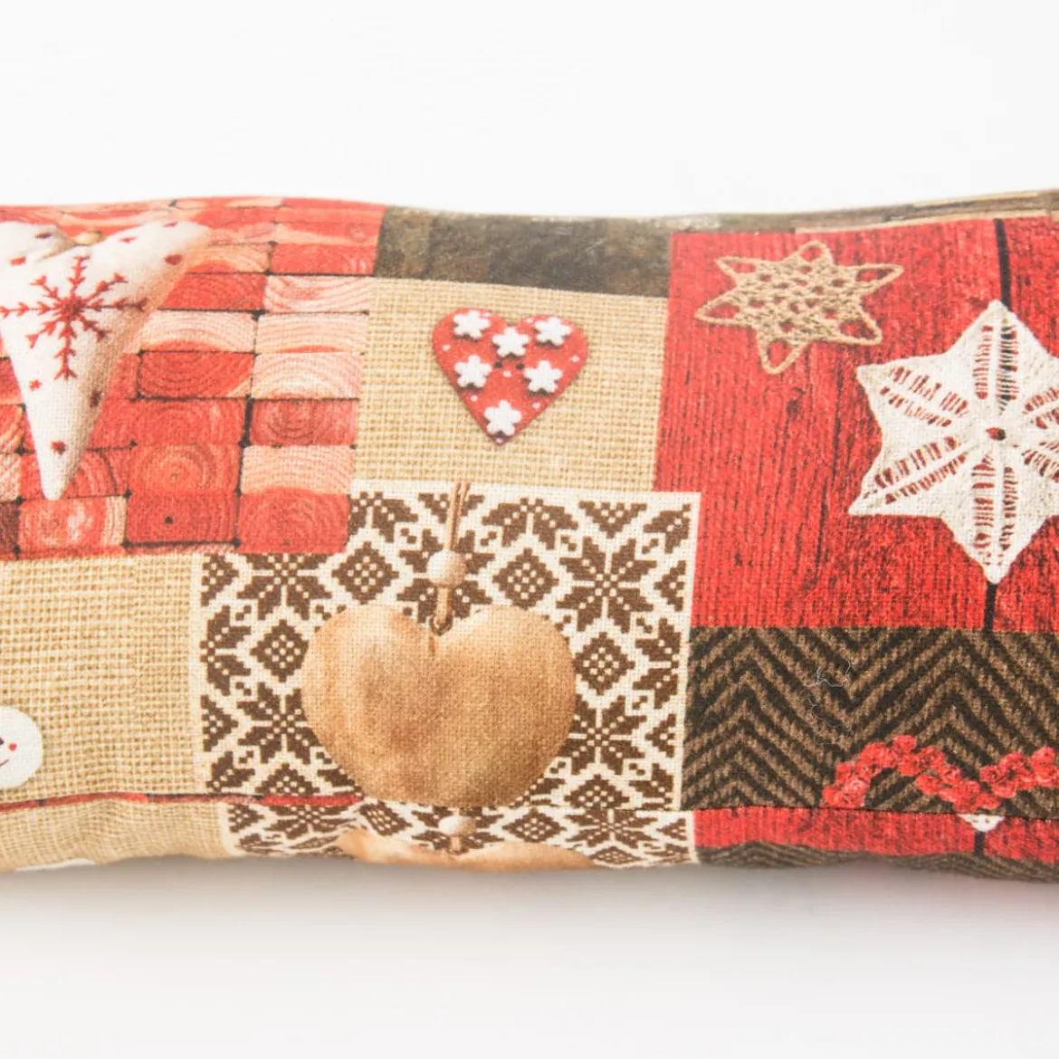 SCHÖNER LEBEN. Zugluftstopper Winter Love Herzen braun rot verschiedene Größen