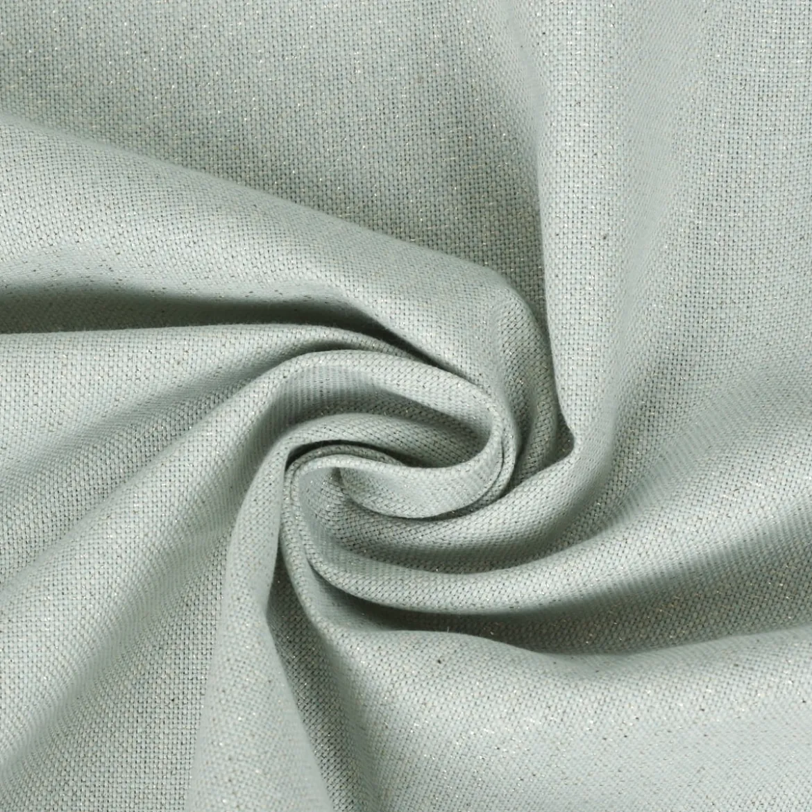 SCHÖNER LEBEN. Zugluftstopper Leinenlook Lurexeffekte Glamour uni mint goldfarbig verschiedene Größen