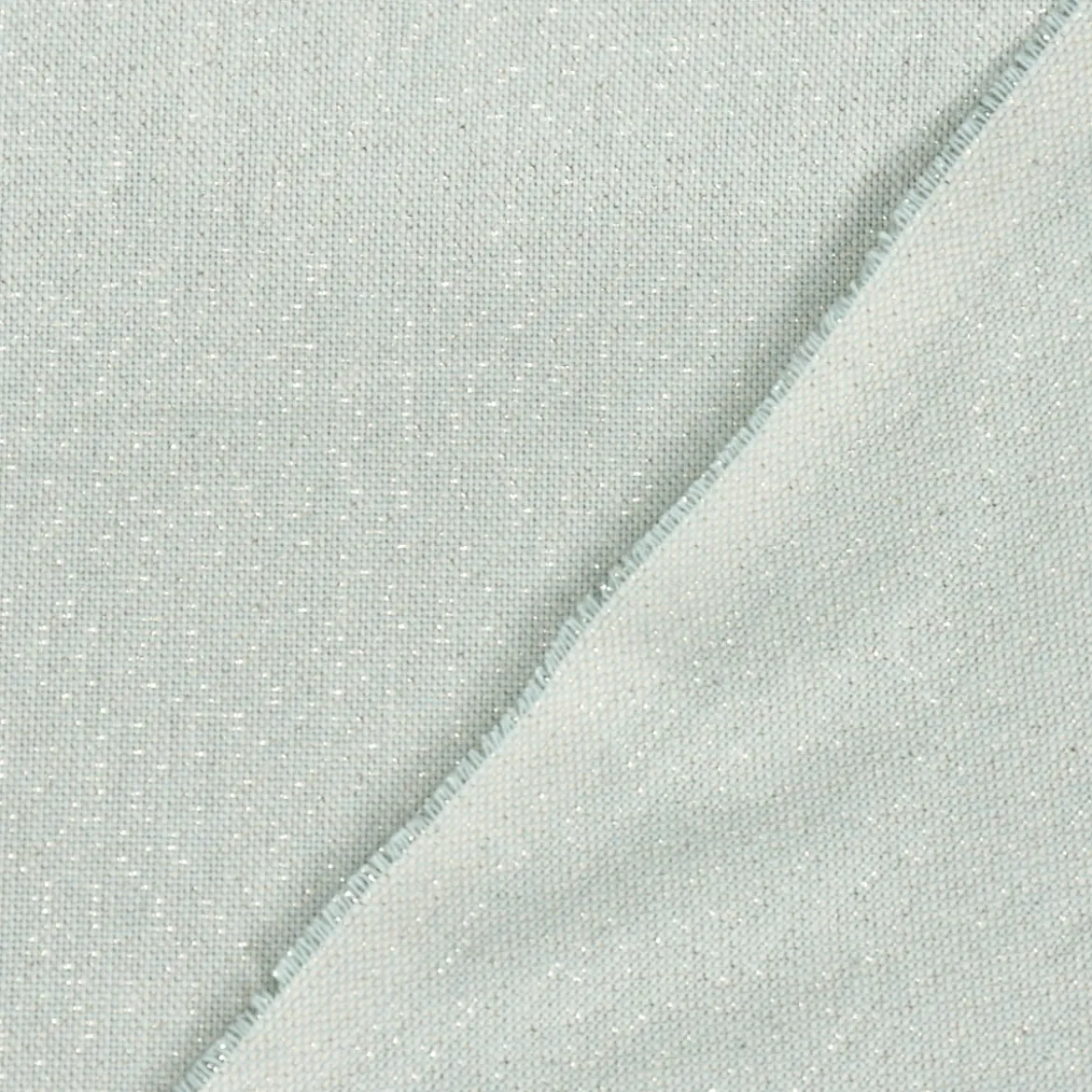 SCHÖNER LEBEN. Zugluftstopper Leinenlook Lurexeffekte Glamour uni mint goldfarbig verschiedene Größen