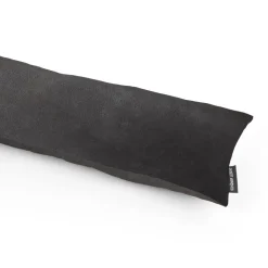 SCHÖNER LEBEN. Zugluftstopper Kunstleder Dust uni anthrazit verschiedene Größen