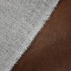 SCHÖNER LEBEN. Zugluftstopper Kunstleder Dust uni braun verschiedene Größen