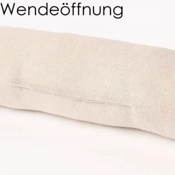 SCHÖNER LEBEN. Zugluftstopper Triangel Retro Scandi grau hellbeige verschiedene Größen