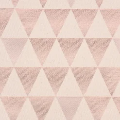 SCHÖNER LEBEN. Zugluftstopper Metallic Triangel Retro Scandi rosa hellbeige verschiedene Größen