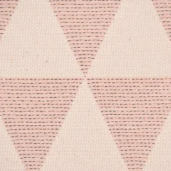 SCHÖNER LEBEN. Zugluftstopper Metallic Triangel Retro Scandi rosa hellbeige verschiedene Größen