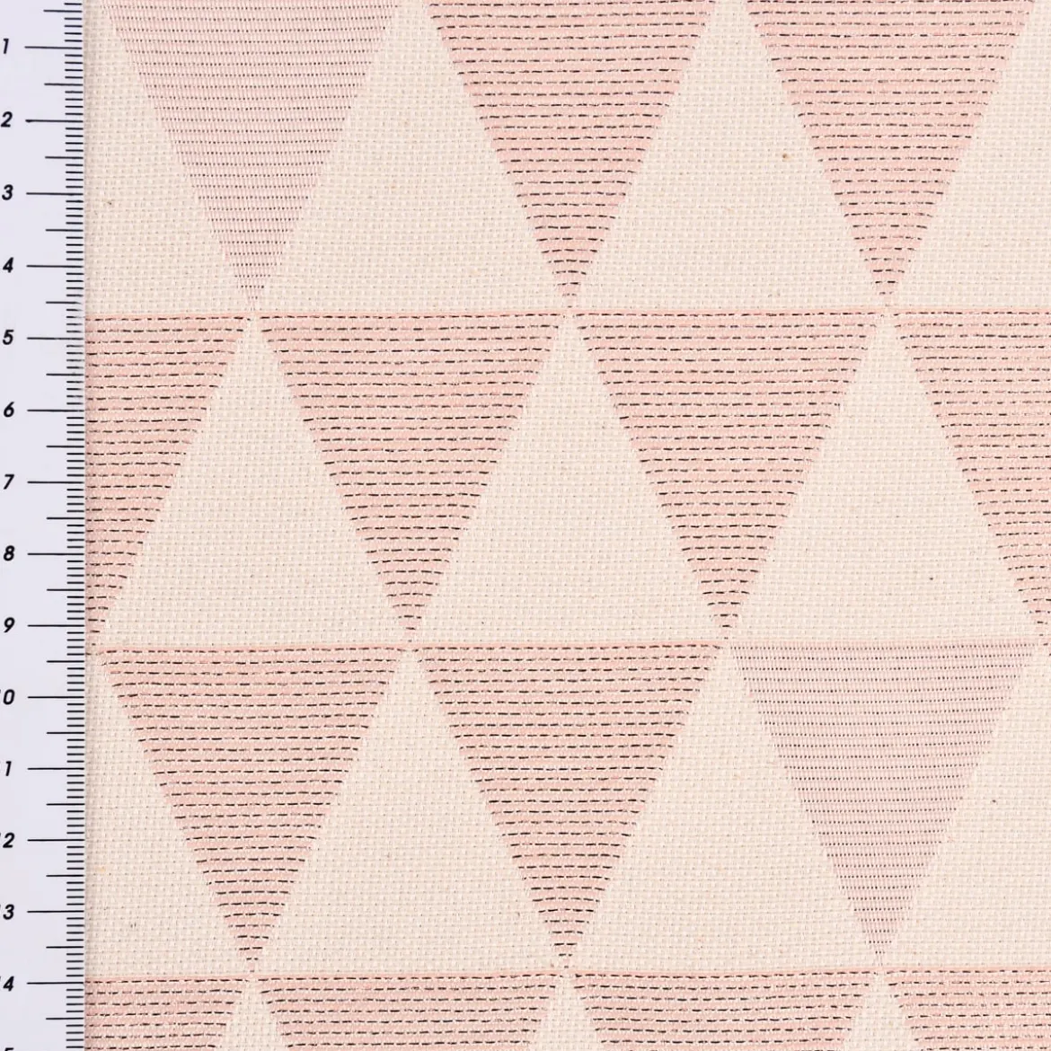 SCHÖNER LEBEN. Zugluftstopper Metallic Triangel Retro Scandi rosa hellbeige verschiedene Größen
