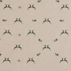 SCHÖNER LEBEN. Zugluftstopper Leinenlook Hirsch Edelweiß natur grün verschiedene Größen