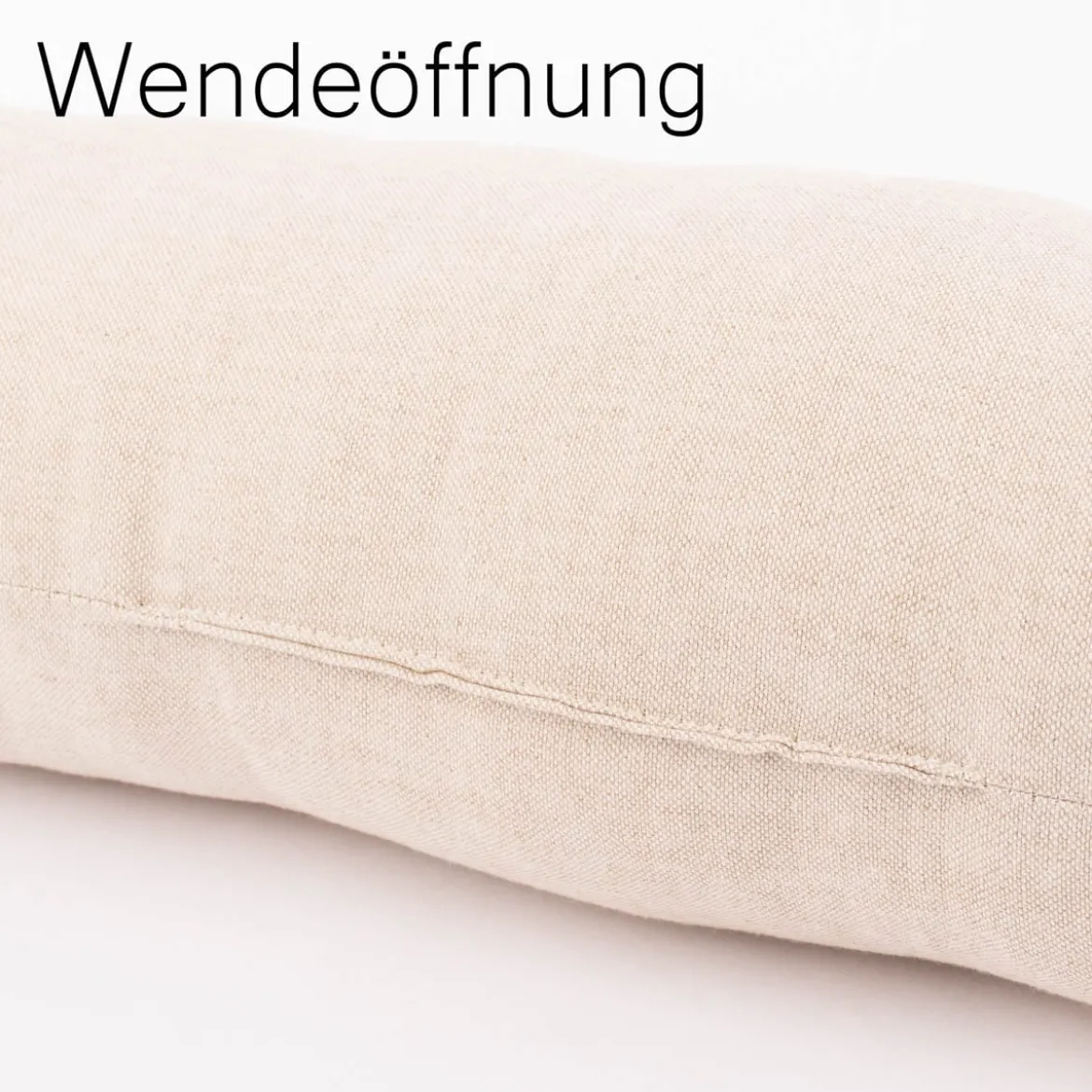 SCHÖNER LEBEN. Zugluftstopper Canvas Cojio Blätter abstrakt beige grün verschiedene Größen