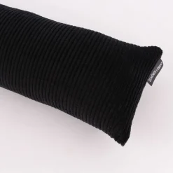 SCHÖNER LEBEN. Zugluftstopper Cord Baumwolle grob schwarz verschiedene Größen von SCHÖNER LEBEN.