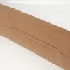 SCHÖNER LEBEN. Zugluftstopper Thermo kuschelweich uni in Camel für Fenster und Türen, waschbar, verschiedene Größen