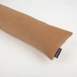 SCHÖNER LEBEN. Zugluftstopper Thermo kuschelweich uni in Camel für Fenster und Türen, waschbar, verschiedene Größen