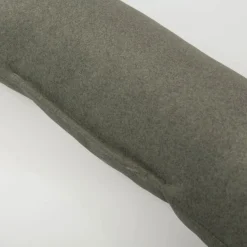 SCHÖNER LEBEN. Zugluftstopper Thermo kuschelweich uni in Grün für Fenster und Türen, waschbar, verschiedene Größen