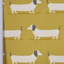 SCHÖNER LEBEN. Zugluftstopper Fryett`s Dackel Dachshund senf gelb verschiedene Größen