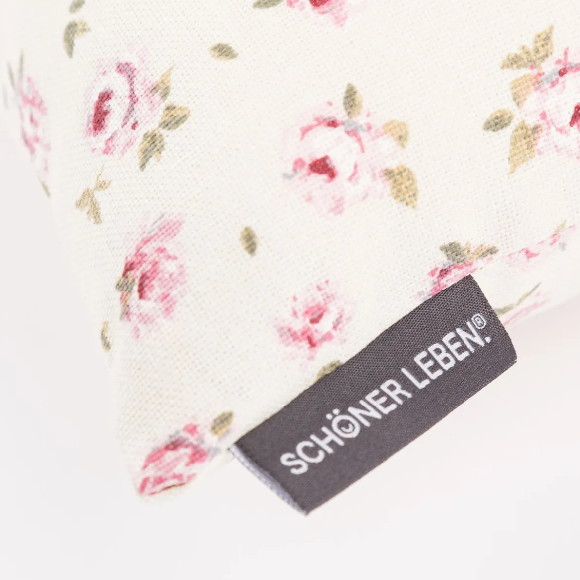 SCHÖNER LEBEN. Zugluftstopper Classic Little Rose Rosenblüten ecru rosa in verschiedenen Größen