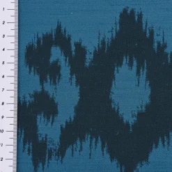 Schöner Wohnen Dekostoff Batik Ornamente blau 140cm Breite