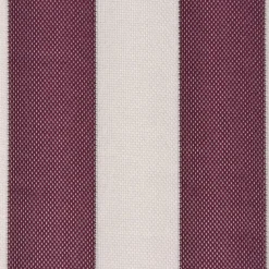 Schöner Wohnen Dekostoff Wendestoff Porto Streifen weiß aubergine 124cm Breite