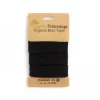 Schrägband Einfassband Jersey Organic Bio 20mm uni schwarz 3m