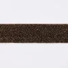 Schrägband Einfassband Lurex Glitzer braun Breite: 2cm