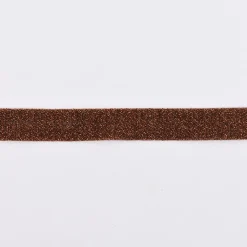 Schrägband Einfassband Lurex Glitzer kupfer Breite: 2cm