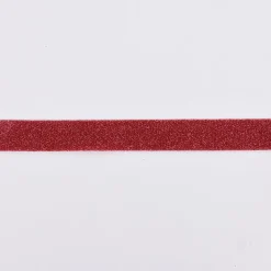 Schrägband Einfassband Lurex Glitzer pink Breite: 2cm