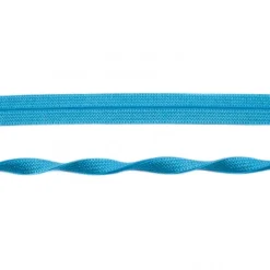 Schrägband elastisch Gummi aqua Breite: 2cm