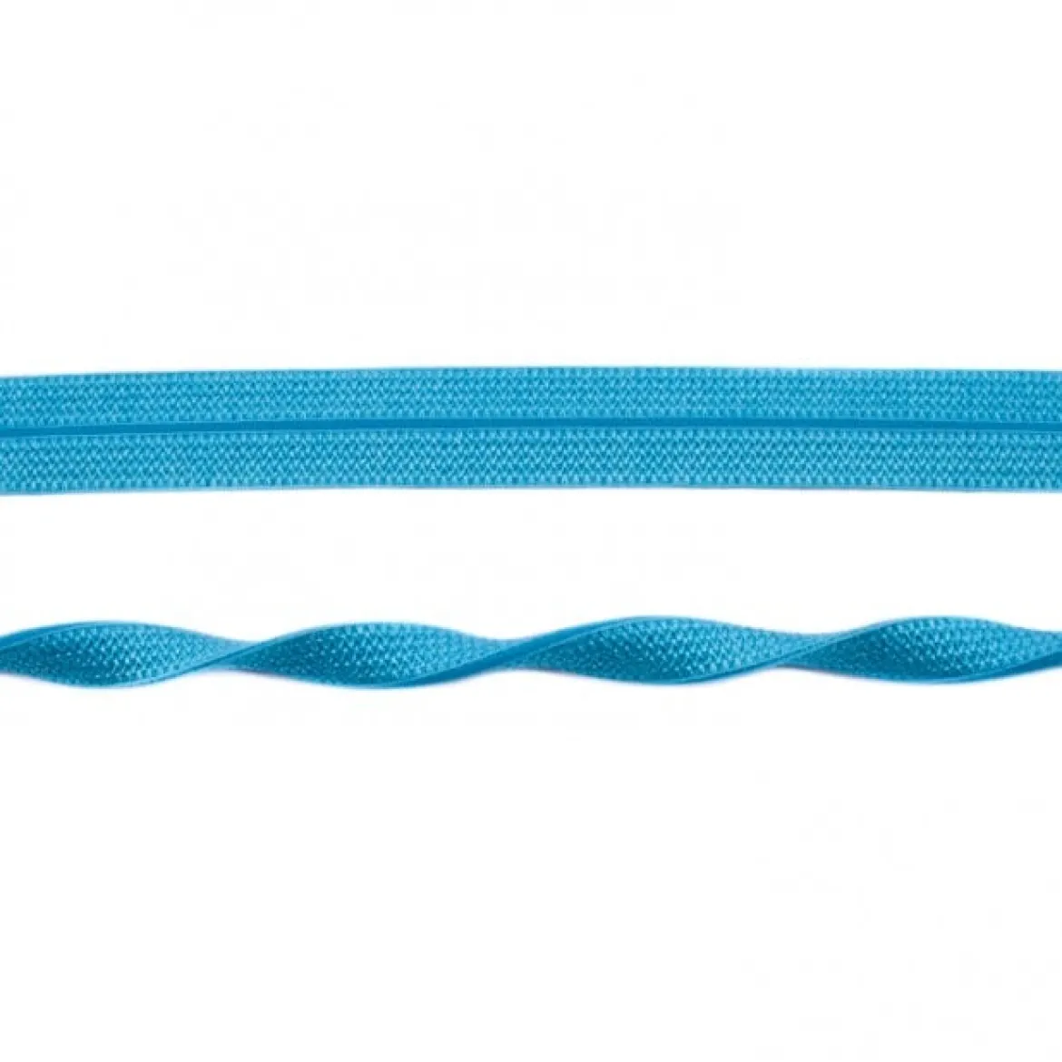Schrägband elastisch Gummi aqua Breite: 2cm