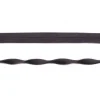 Schrägband elastisch Gummi dunkelgrau Breite: 2cm