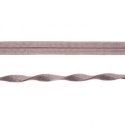 Schrägband elastisch Gummi grau Breite: 2cm