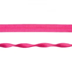 Schrägband elastisch Gummi pink Breite: 2cm