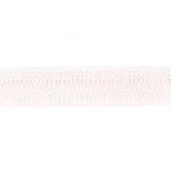 Schrägband elastisch Strick Wollstoffe weiß Breite: 3cm