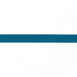 Schrägband Gummi elastisch petrol 1,5cm