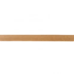 Schrägband Kunstleder hellbraun Breite: 1,5cm