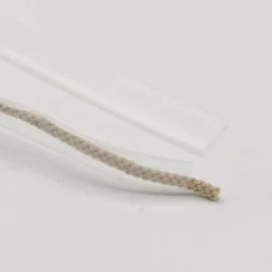 Schrumpfschlauch für Kordelenden transparent Breite: 24mm