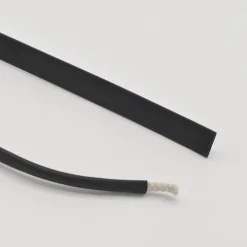 Schrumpfschlauch für Kordelenden schwarz Breite: 17mm 1 Meter