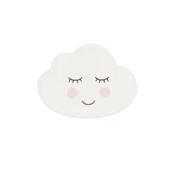 Schubladenknopf Wolke weiß von Sass & Belle ca. 4,8x1,2x3,6cm