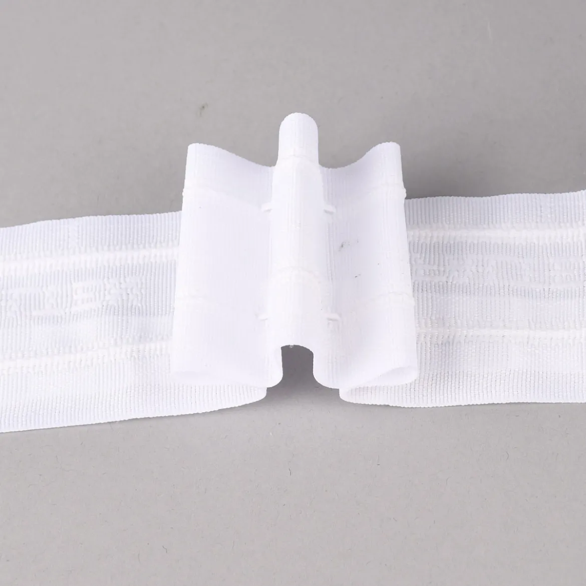 Schwerstegband Gardinenband Faltenband weiß für schwere Stoffe 1er Falte 1:1,5 50mm